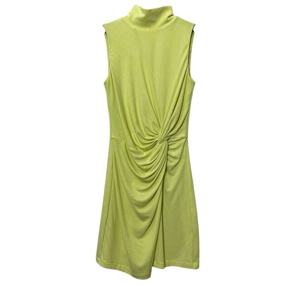 Song of Style Woodrow Mini Dress Women’s Size Small Green Twist Knot Jersey - Picture 3 of 12
